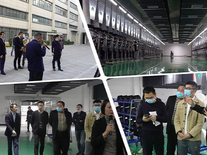 Офис строительства красивого города Чжэцзян посетил Chengbang High-tech для осмотра и приемки улицы Цяньцин.